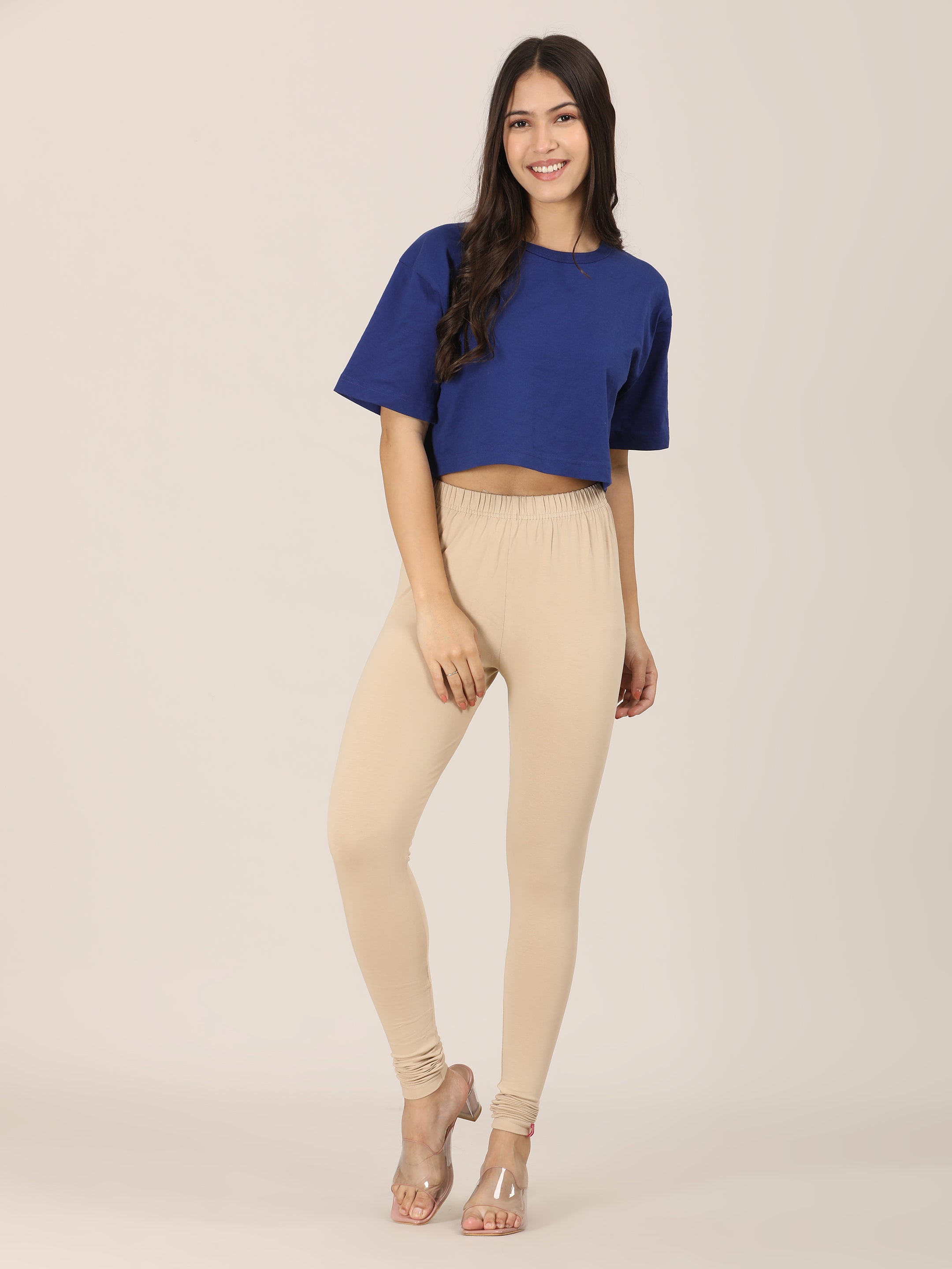 Naatiya Churidar Leggings - Sand