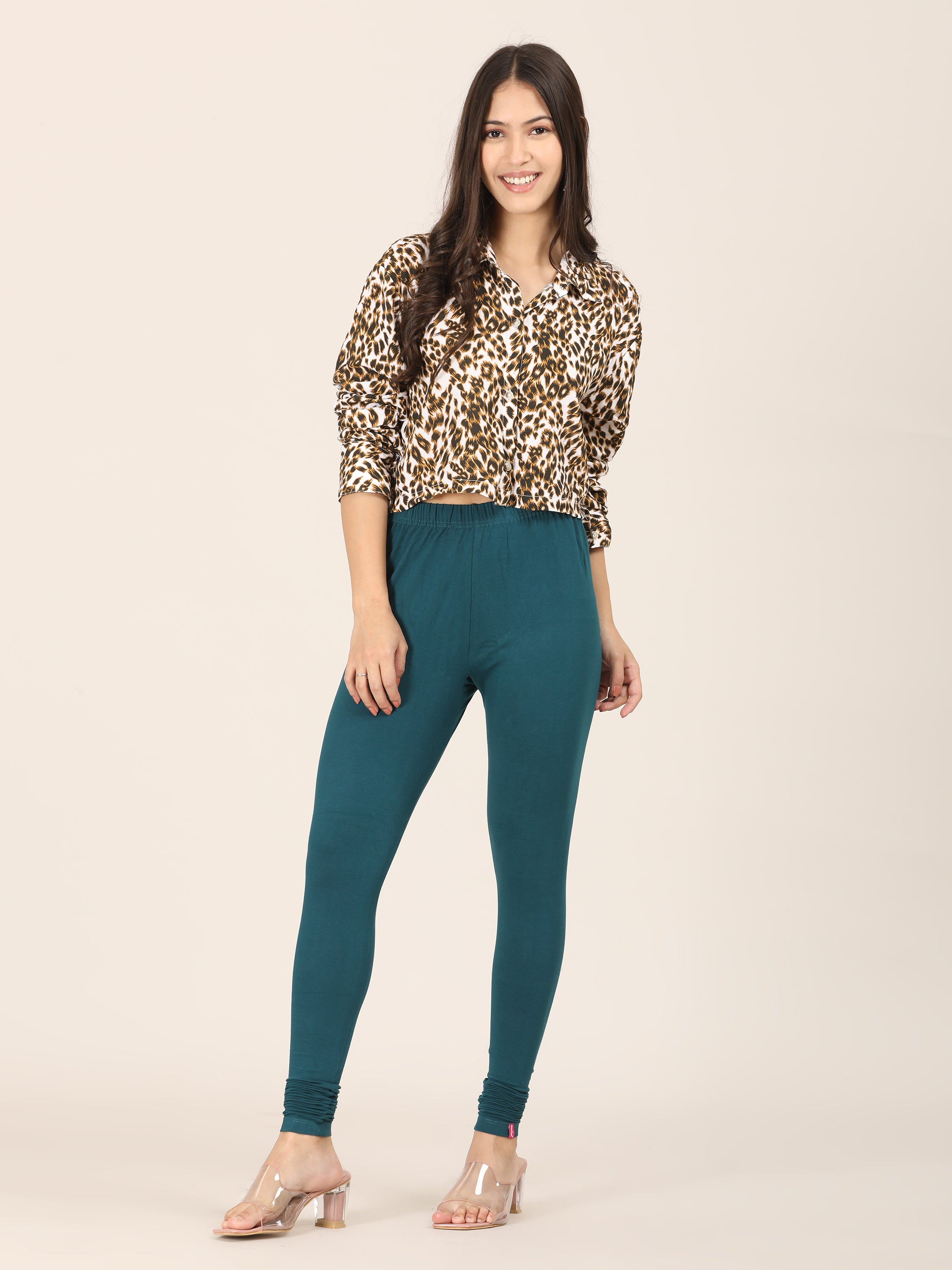 Naatiya Churidar Leggings - Teal