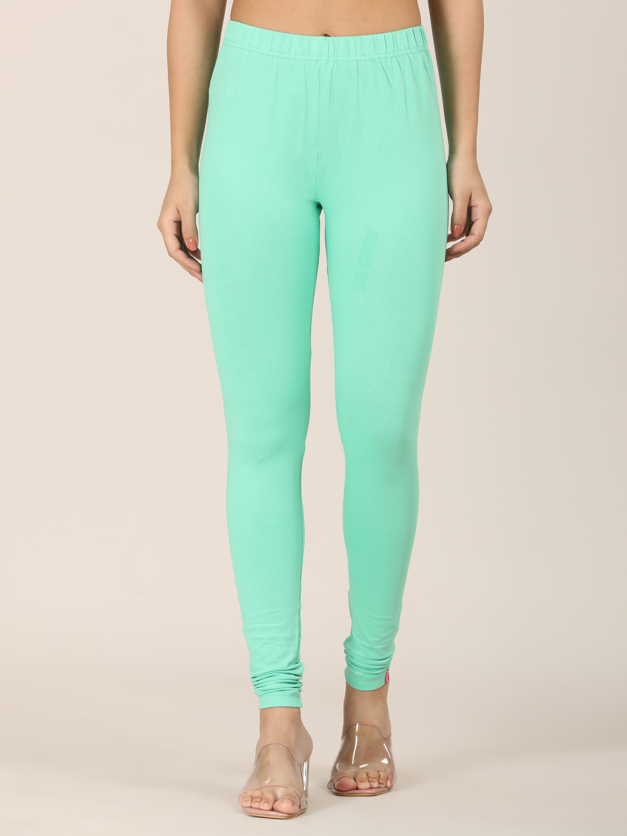 Naatiya Churidar Leggings - Kiwi