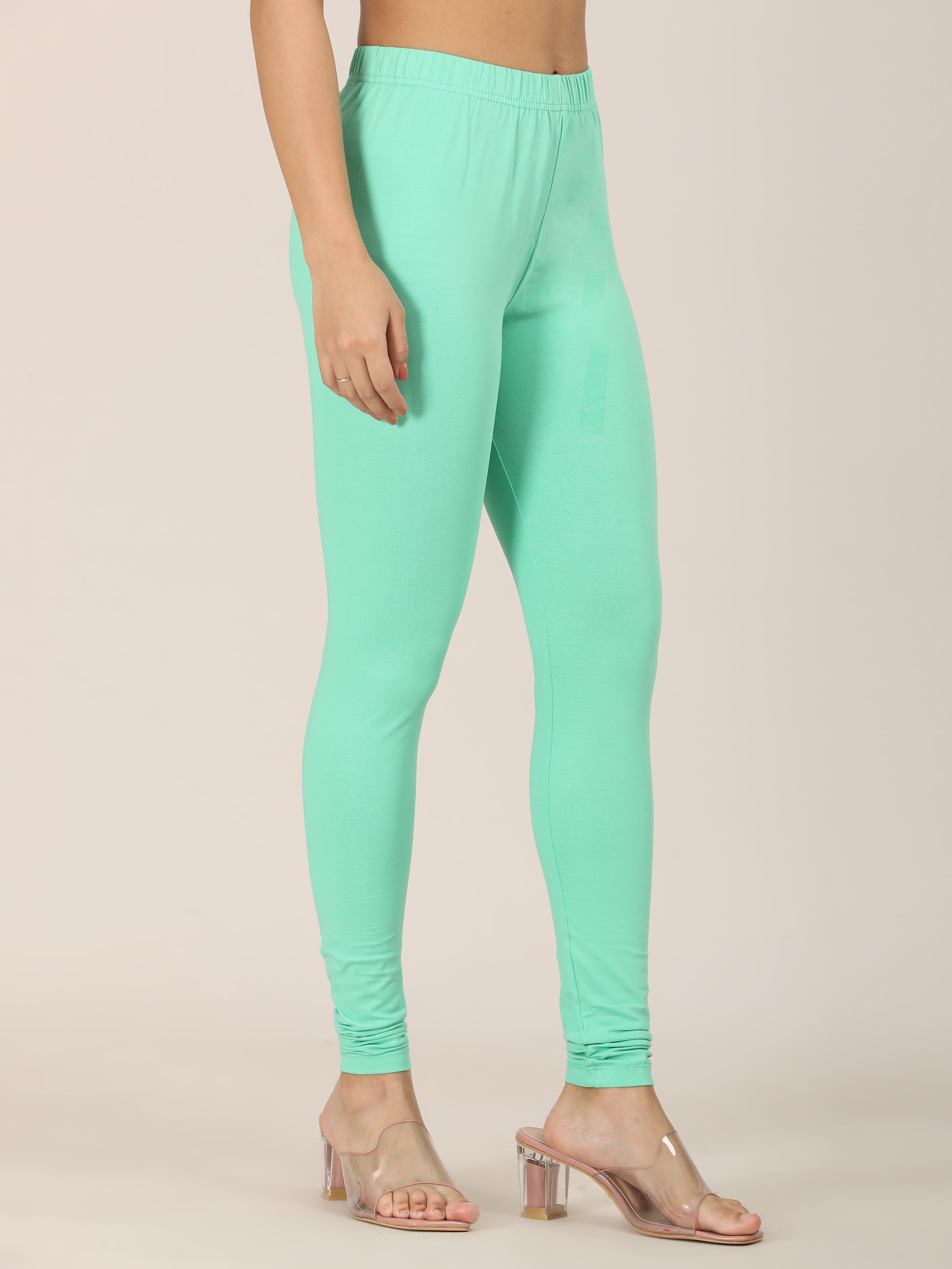 Naatiya Churidar Leggings - Kiwi