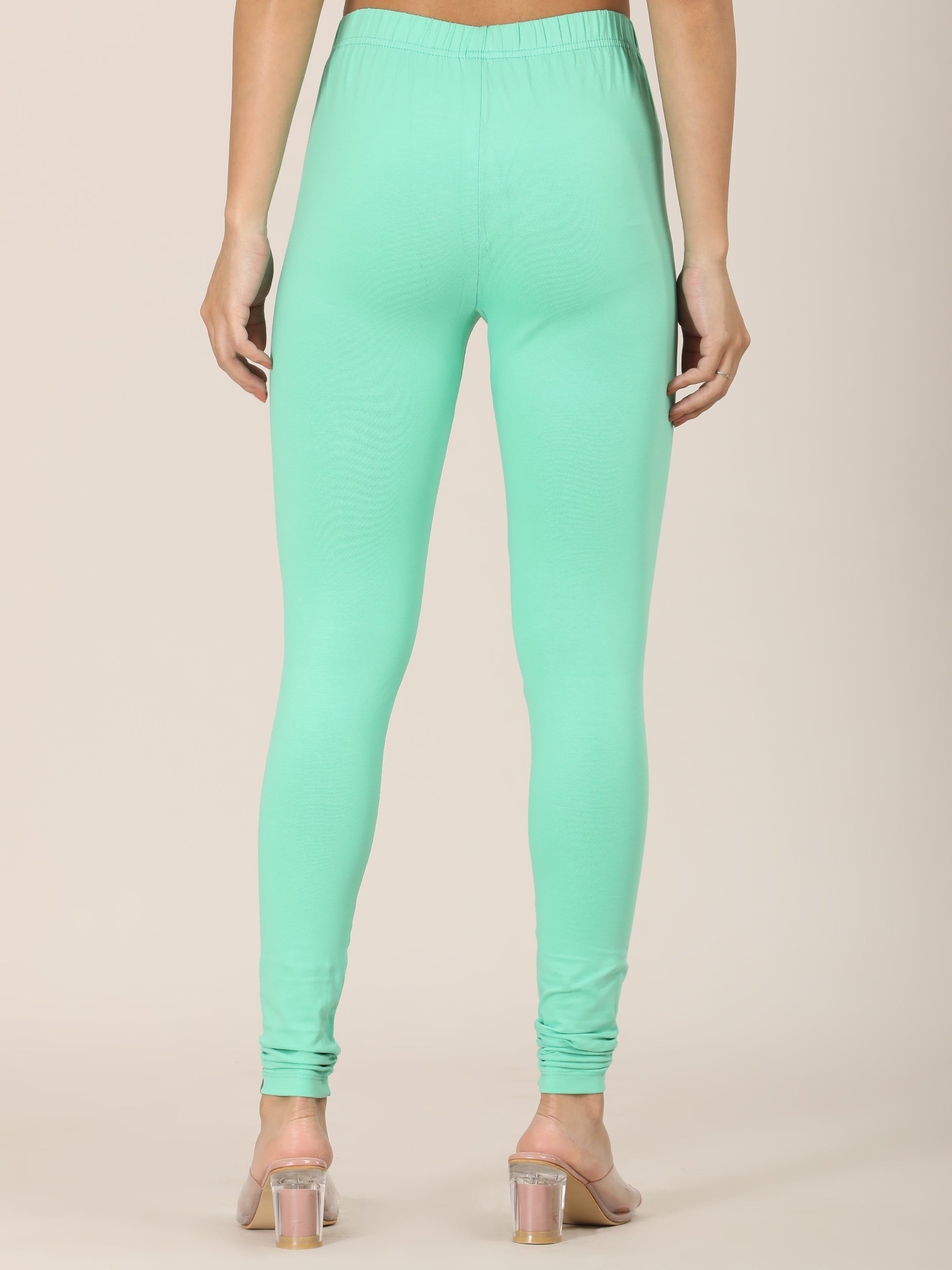 Naatiya Churidar Leggings - Kiwi