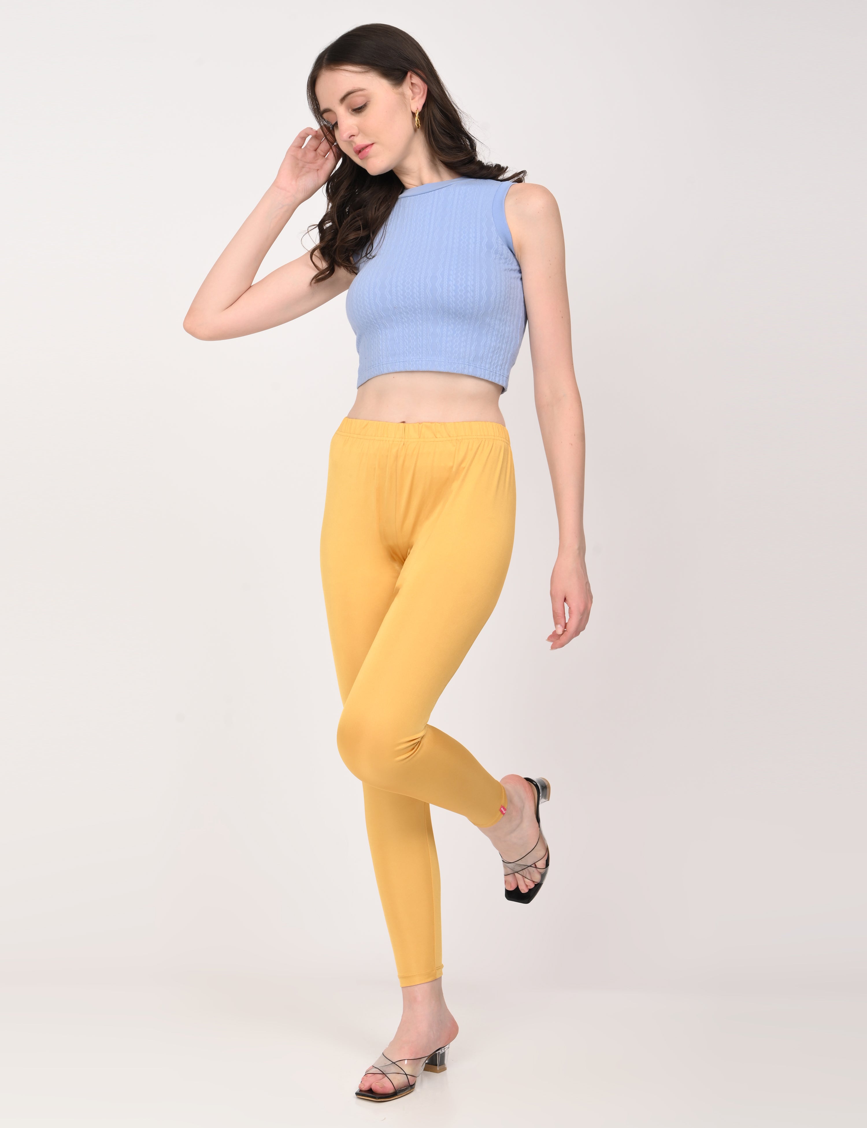 Naatiya Shimmer Leggings - Super Gold