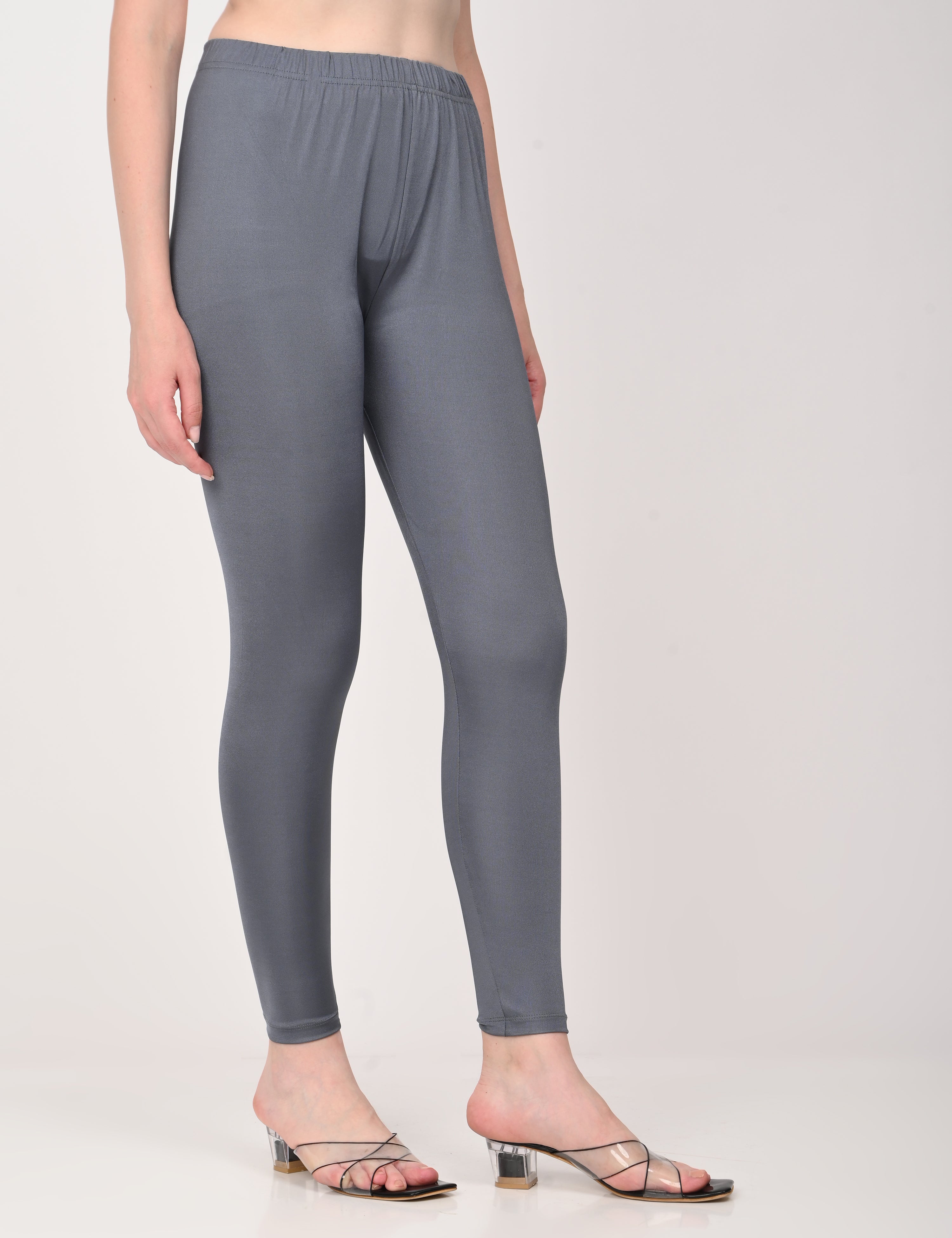 Naatiya Shimmer Leggings - Dark Grey