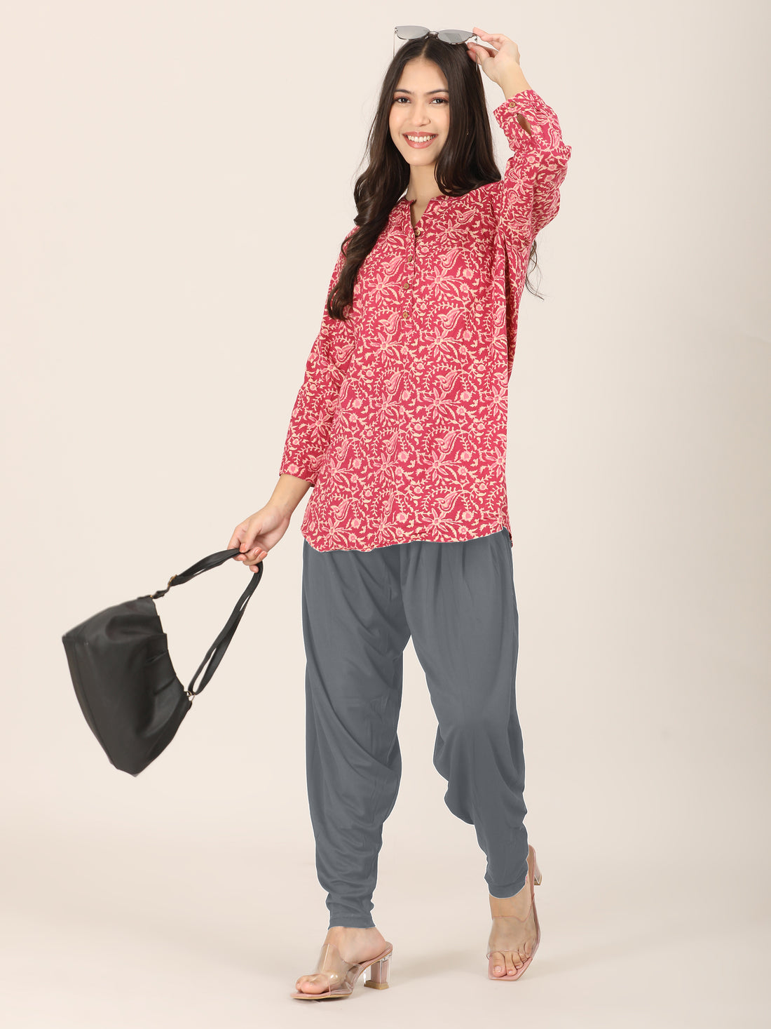 Patiala Bottom - DARK GREY