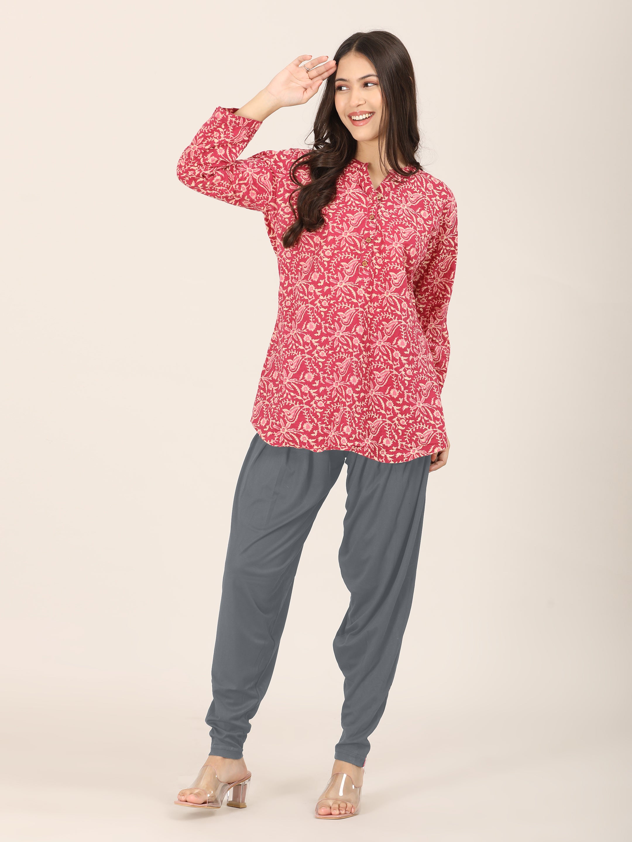 Patiala Bottom - DARK GREY