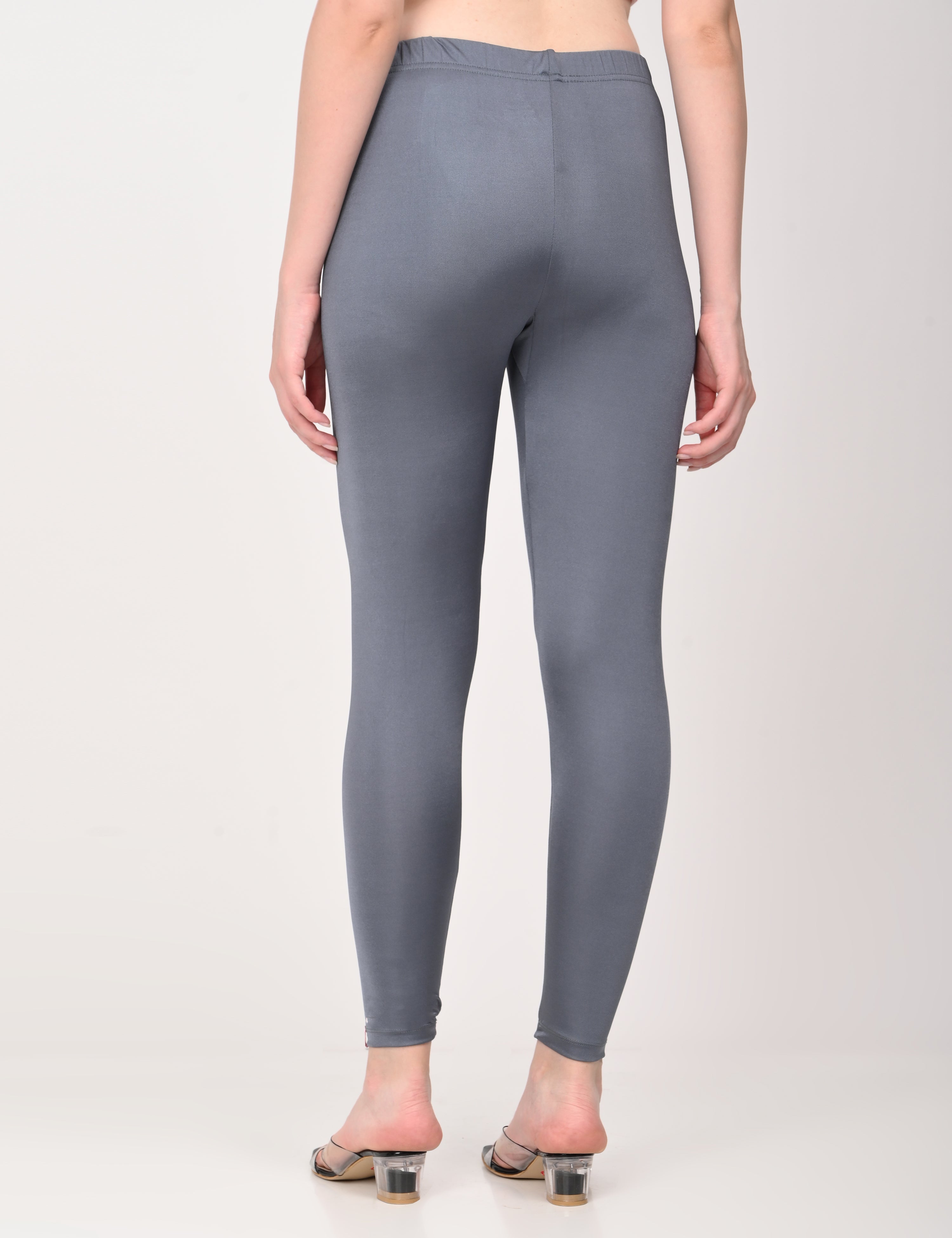Naatiya Shimmer Leggings - Dark Grey