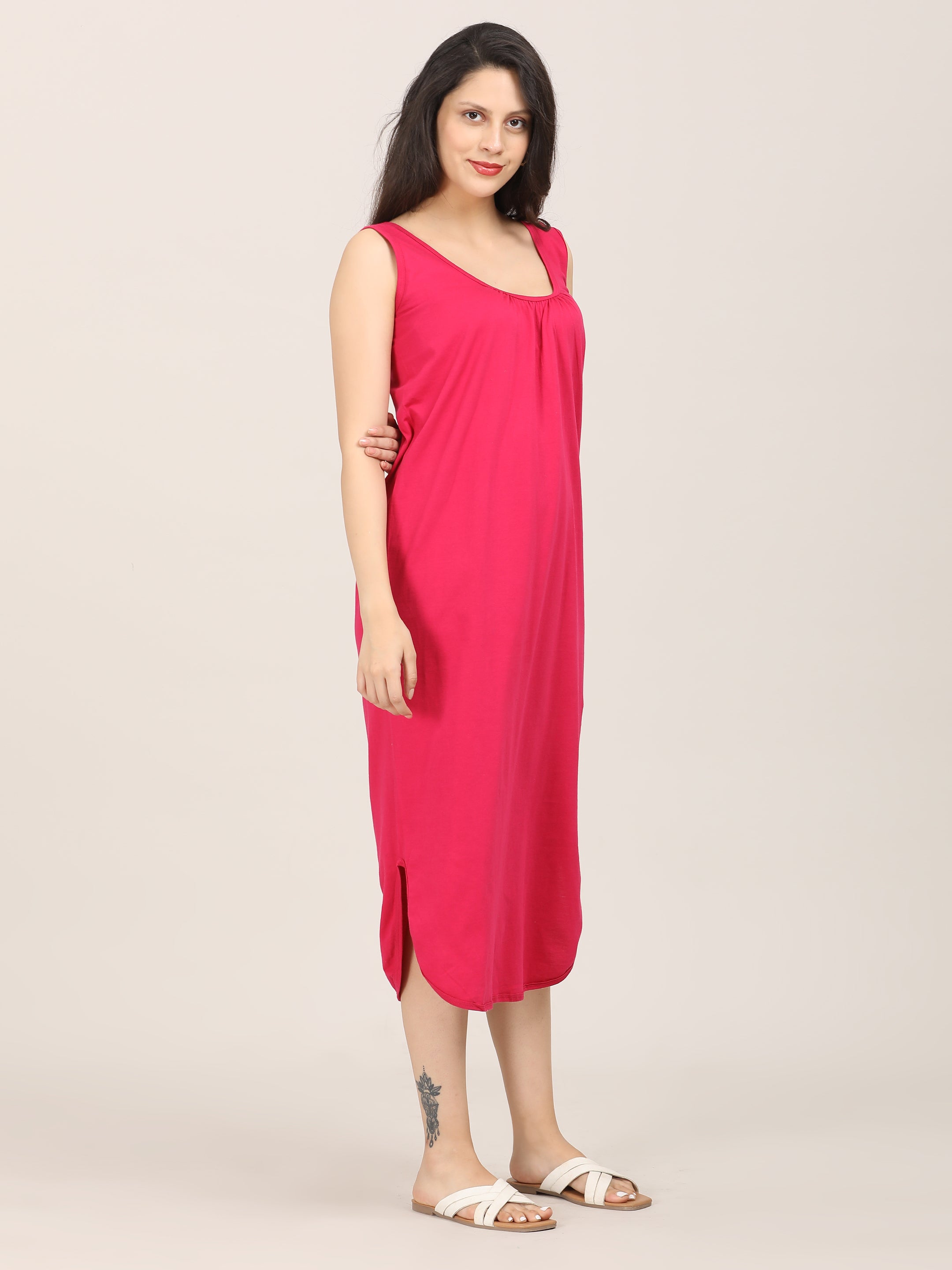 New Naatiya Nighty Slips Assorted Colour Pack of 5