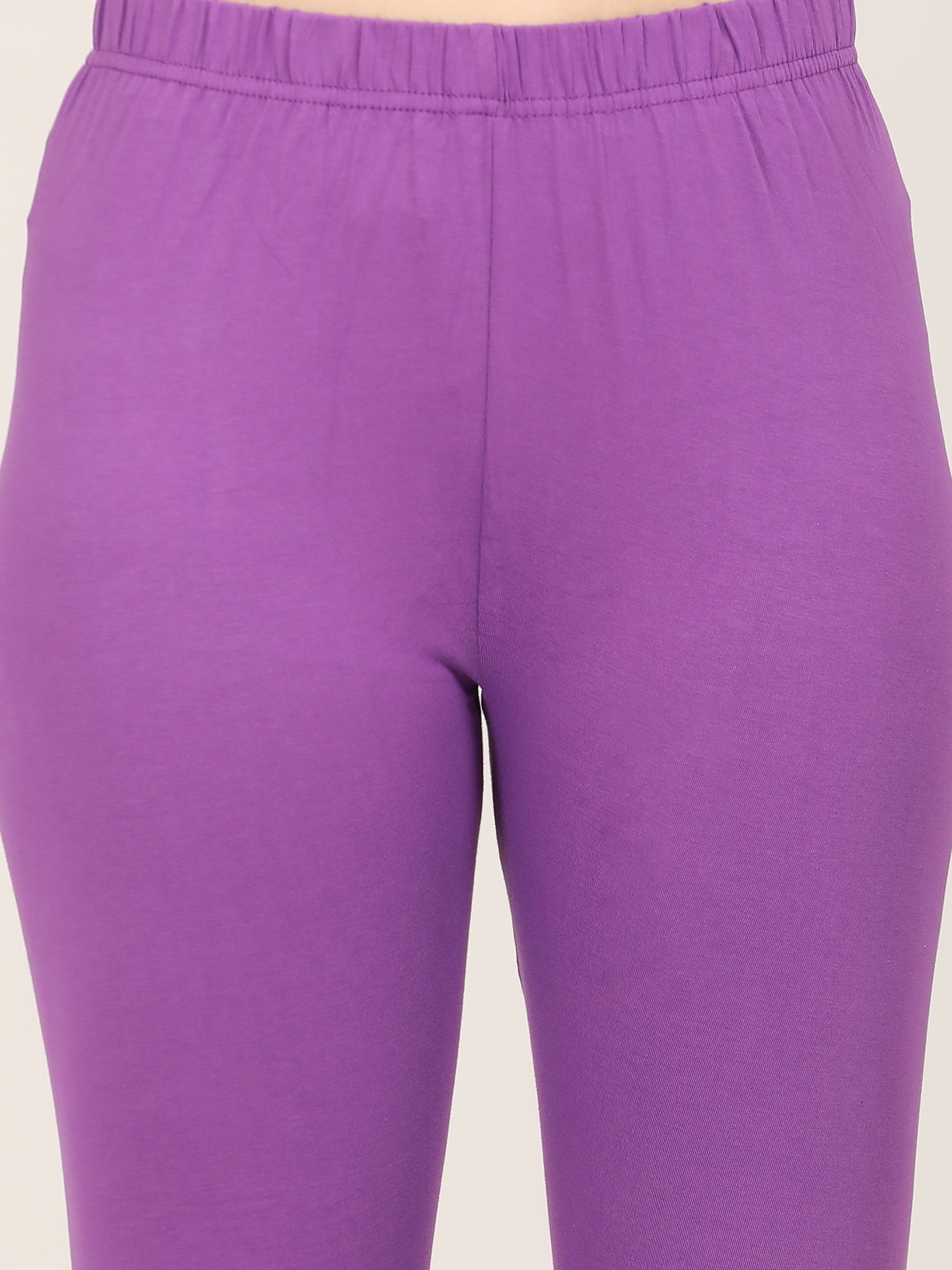 Naatiya Churidar Leggings - Purple