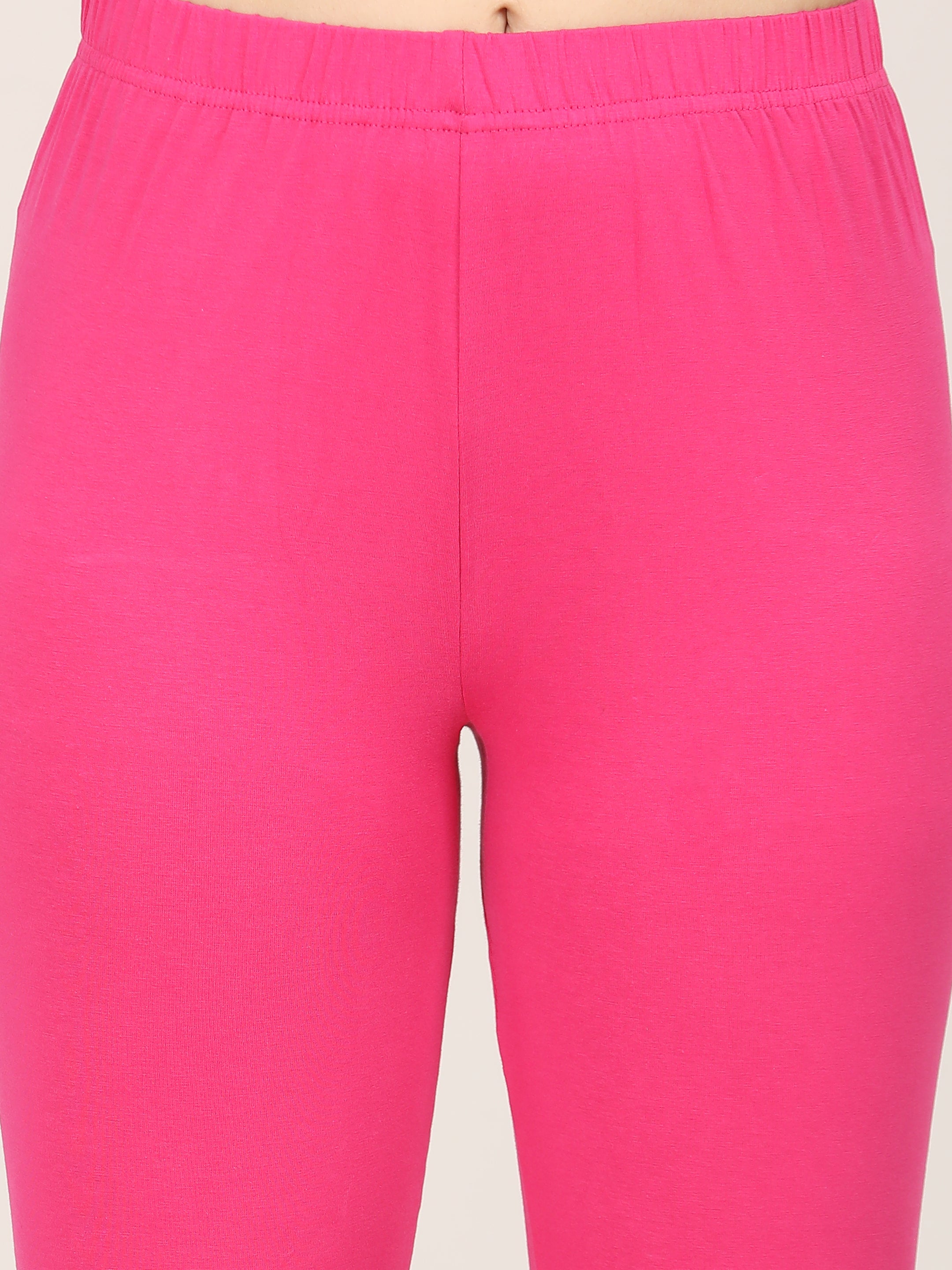 Naatiya Churidar Leggings - Fuchsia