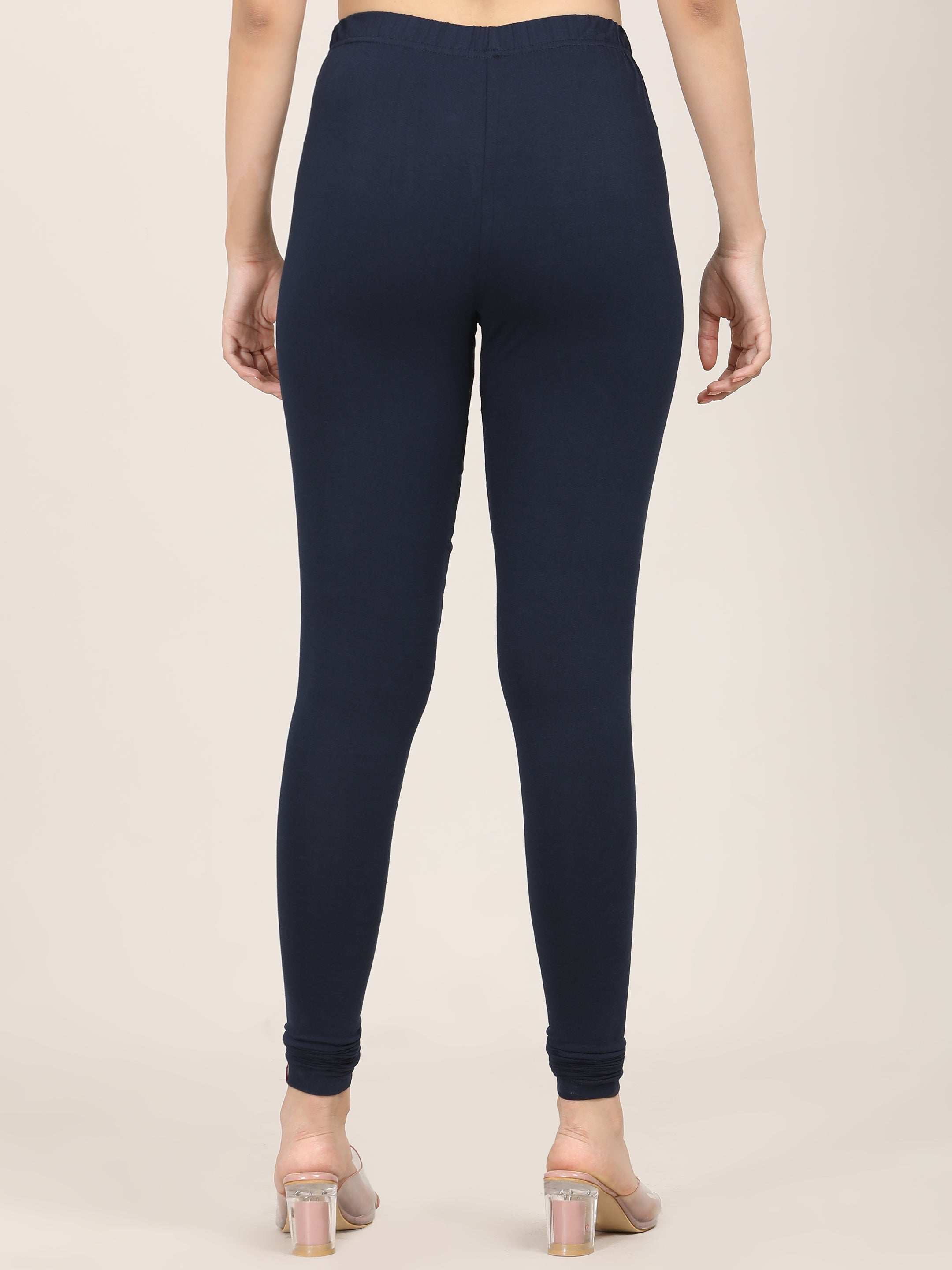 Naatiya Churidar Leggings - Navy