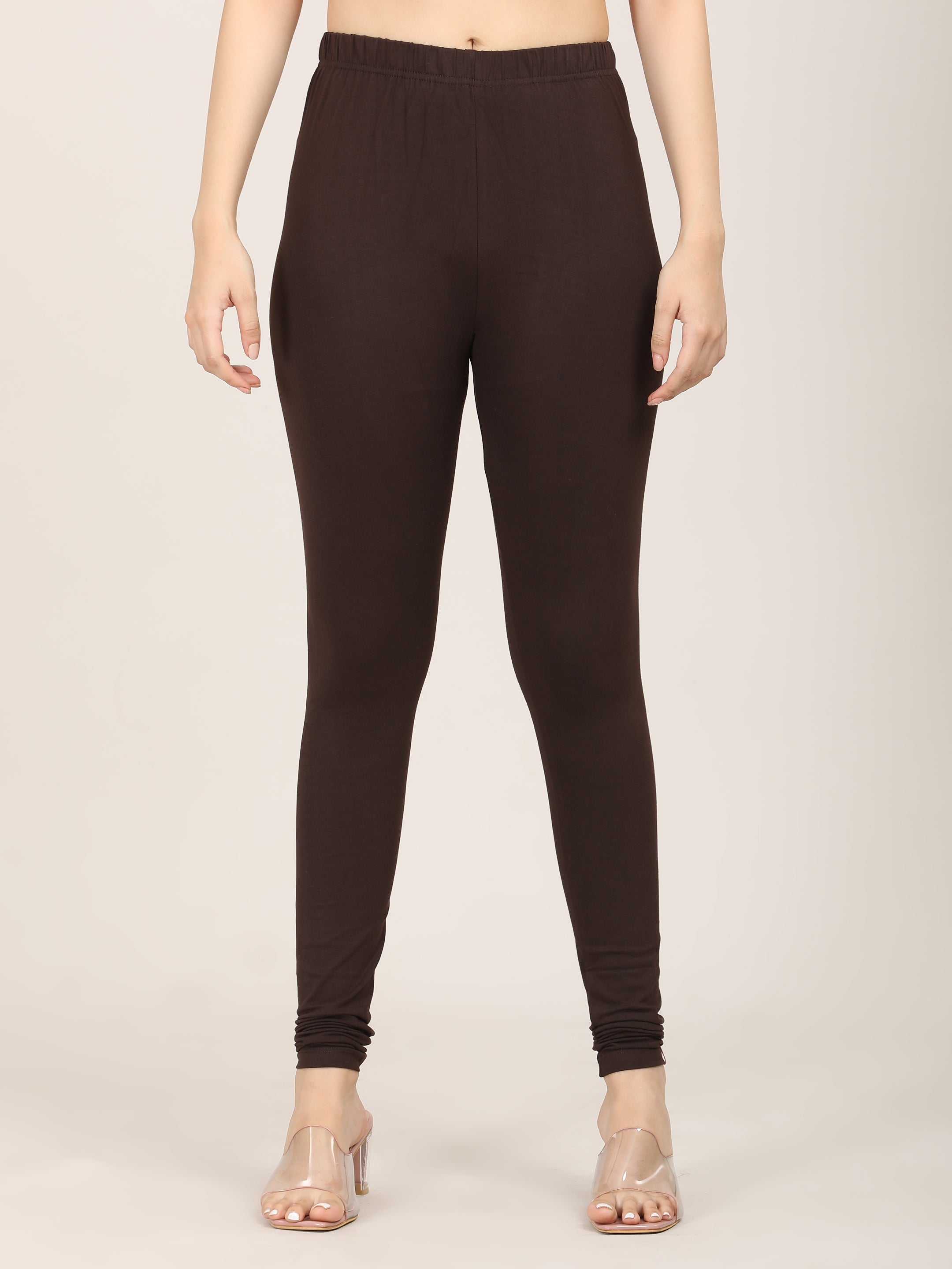 Naatiya Churidar Leggings - Coffee Brown