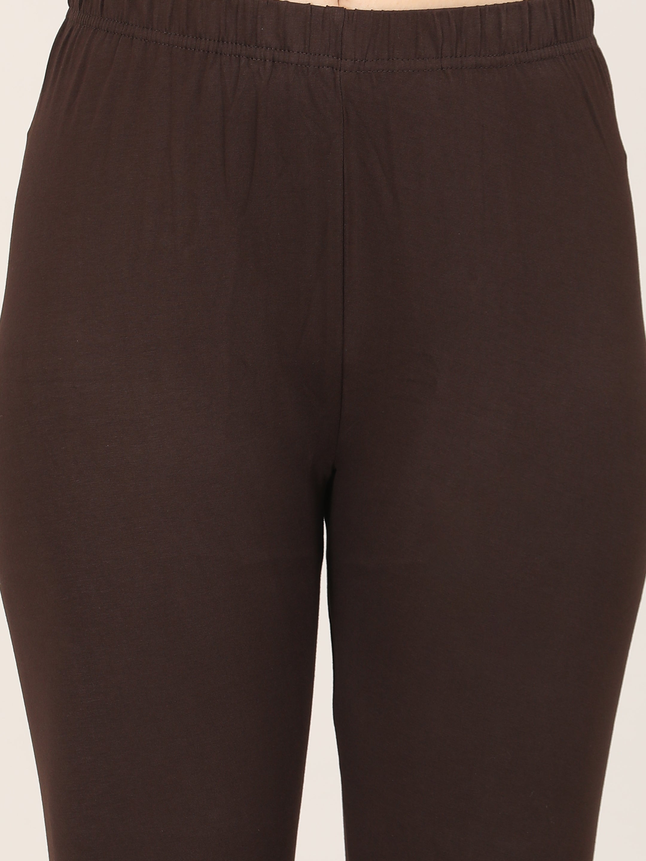Naatiya Churidar Leggings - Coffee Brown