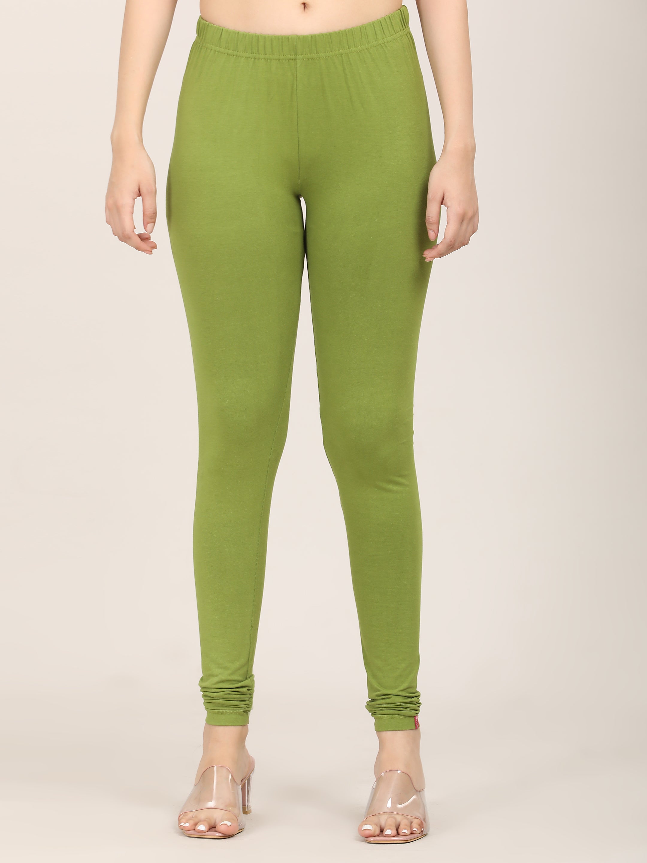 Naatiya Churidar Leggings - R Green