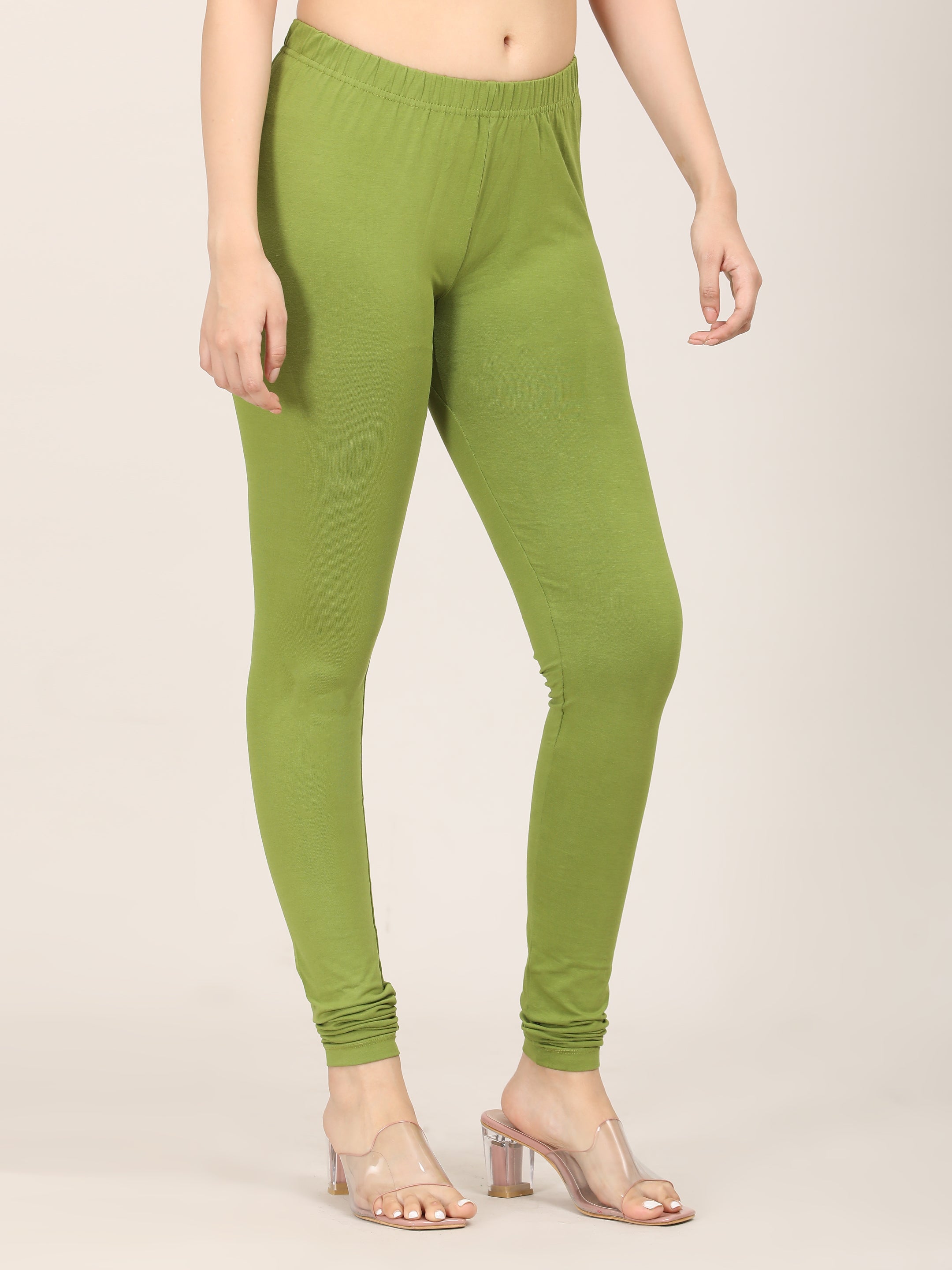 Naatiya Churidar Leggings - R Green