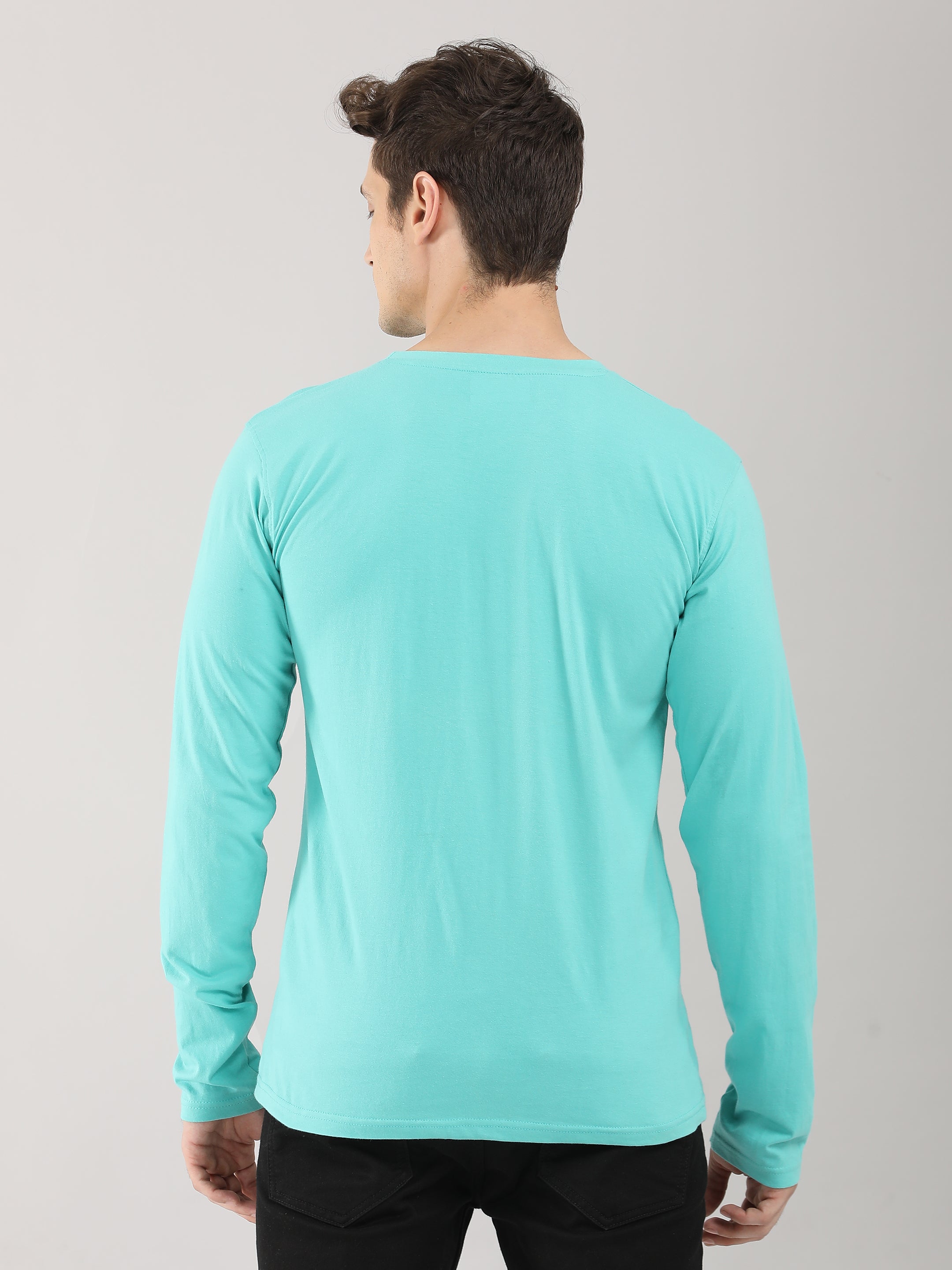 Men Round Neck Full Sleeve T-Shirts (Pack of 5)