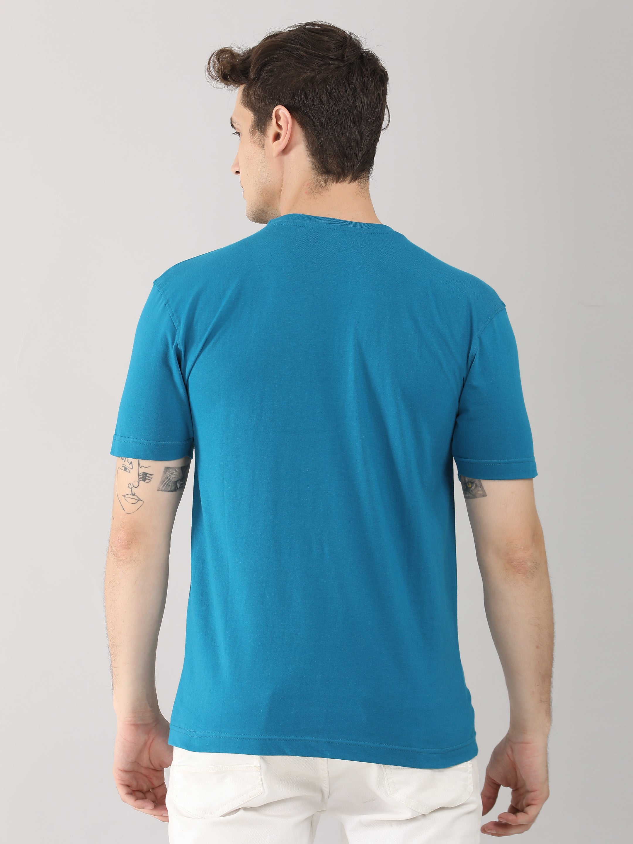 Men Round Neck Half Sleeve T-Shirts (Pack of 10)