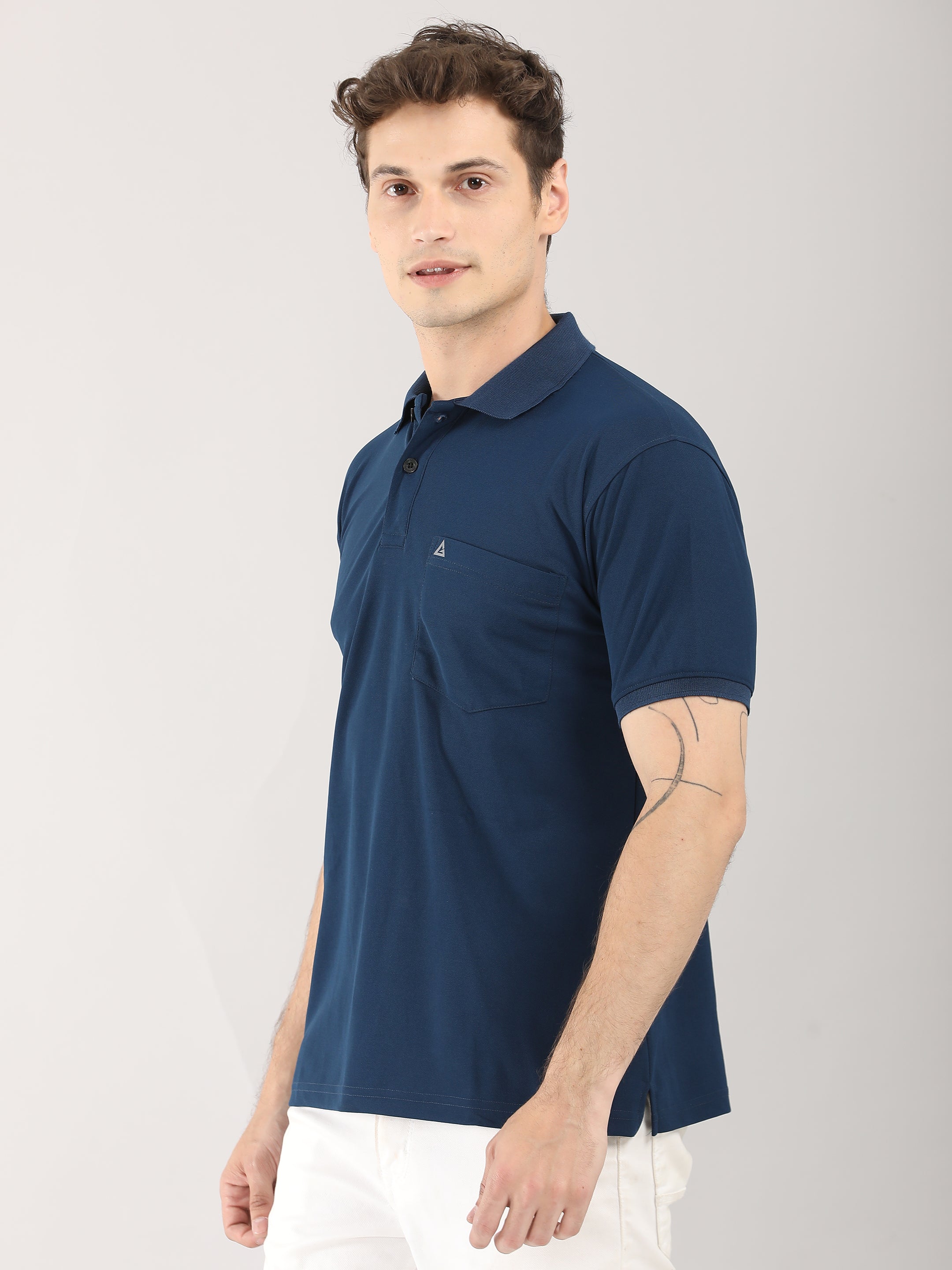 Men Polo Half Sleeve Pocket T-Shirts (Pack of 5)