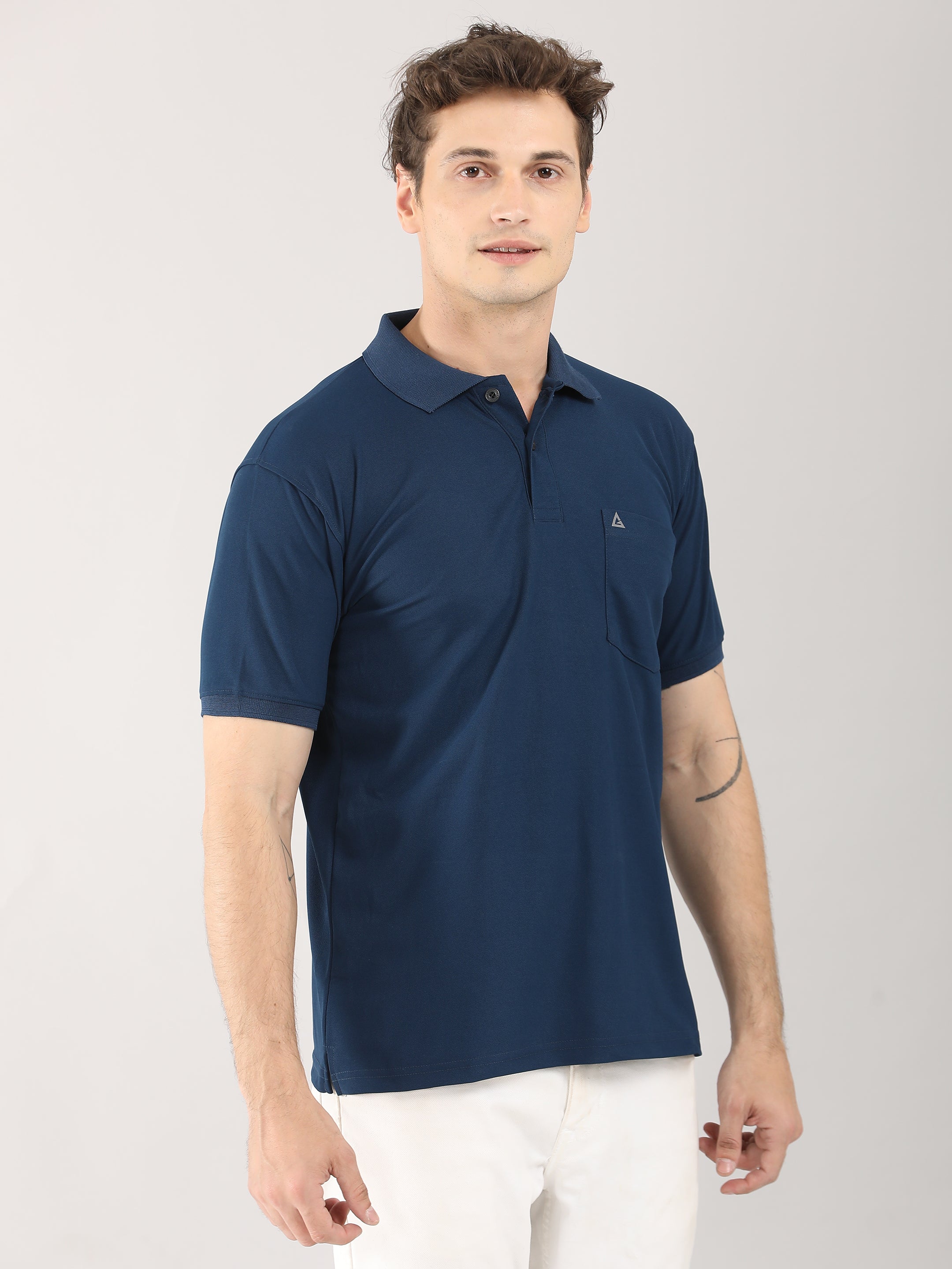 Men Polo Half Sleeve Pocket T-Shirts (Pack of 5)