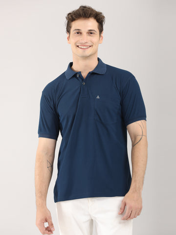 Men Polo Half Sleeve Pocket T-Shirts (Pack of 5)