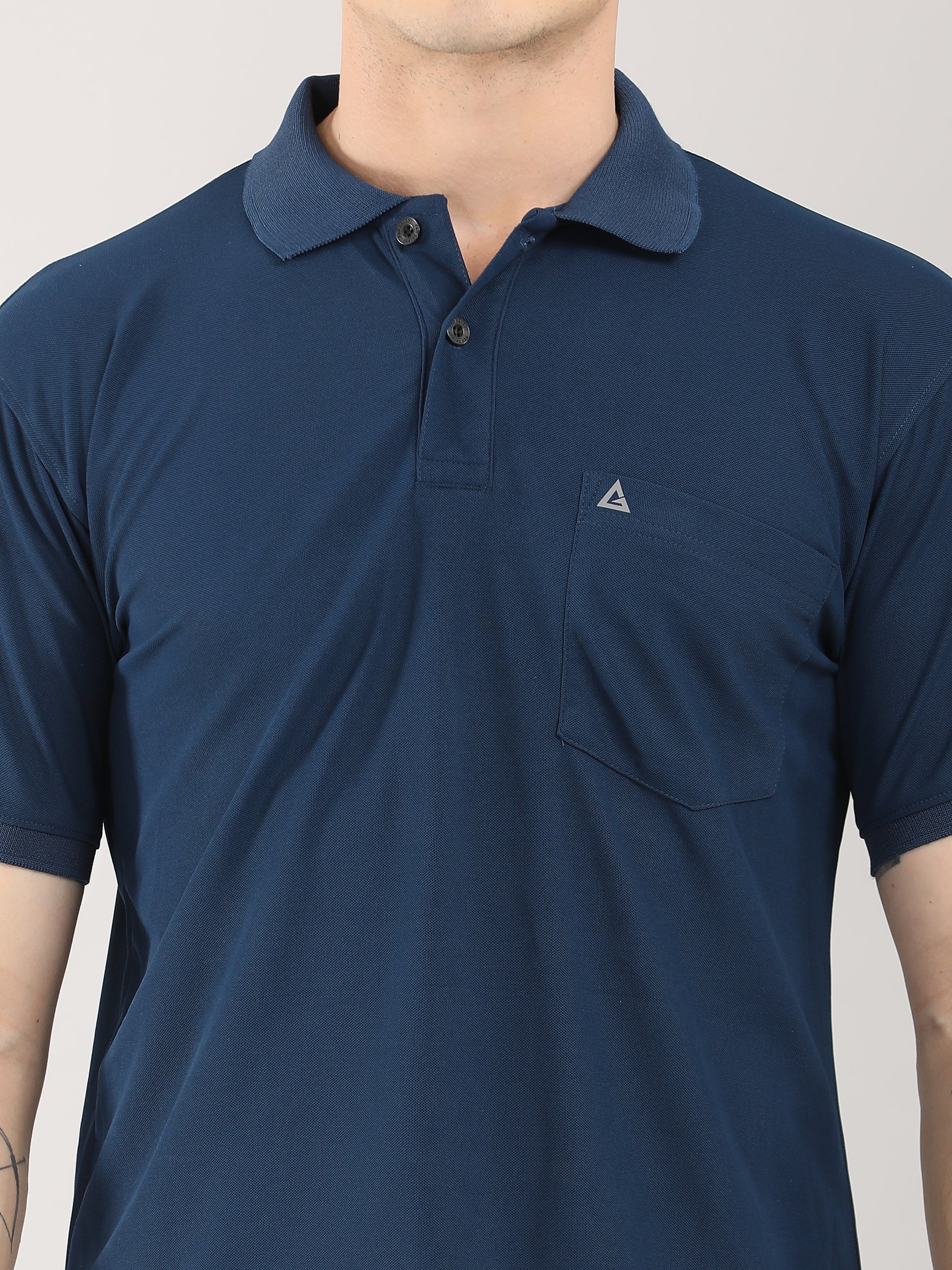 Men Polo Half Sleeve Pocket T-Shirts (Pack of 5)