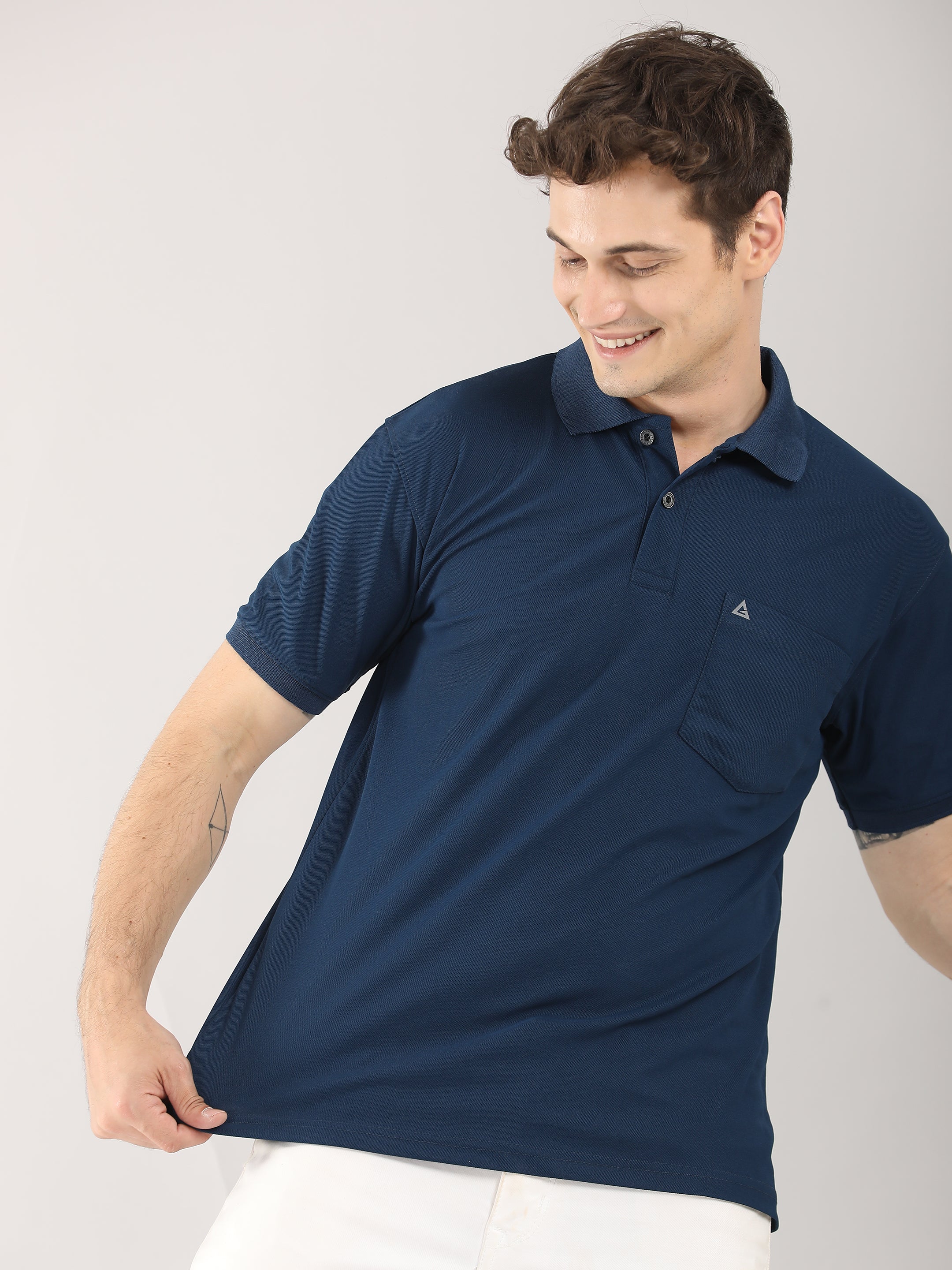 Men Polo Half Sleeve Pocket T-Shirts (Pack of 5)