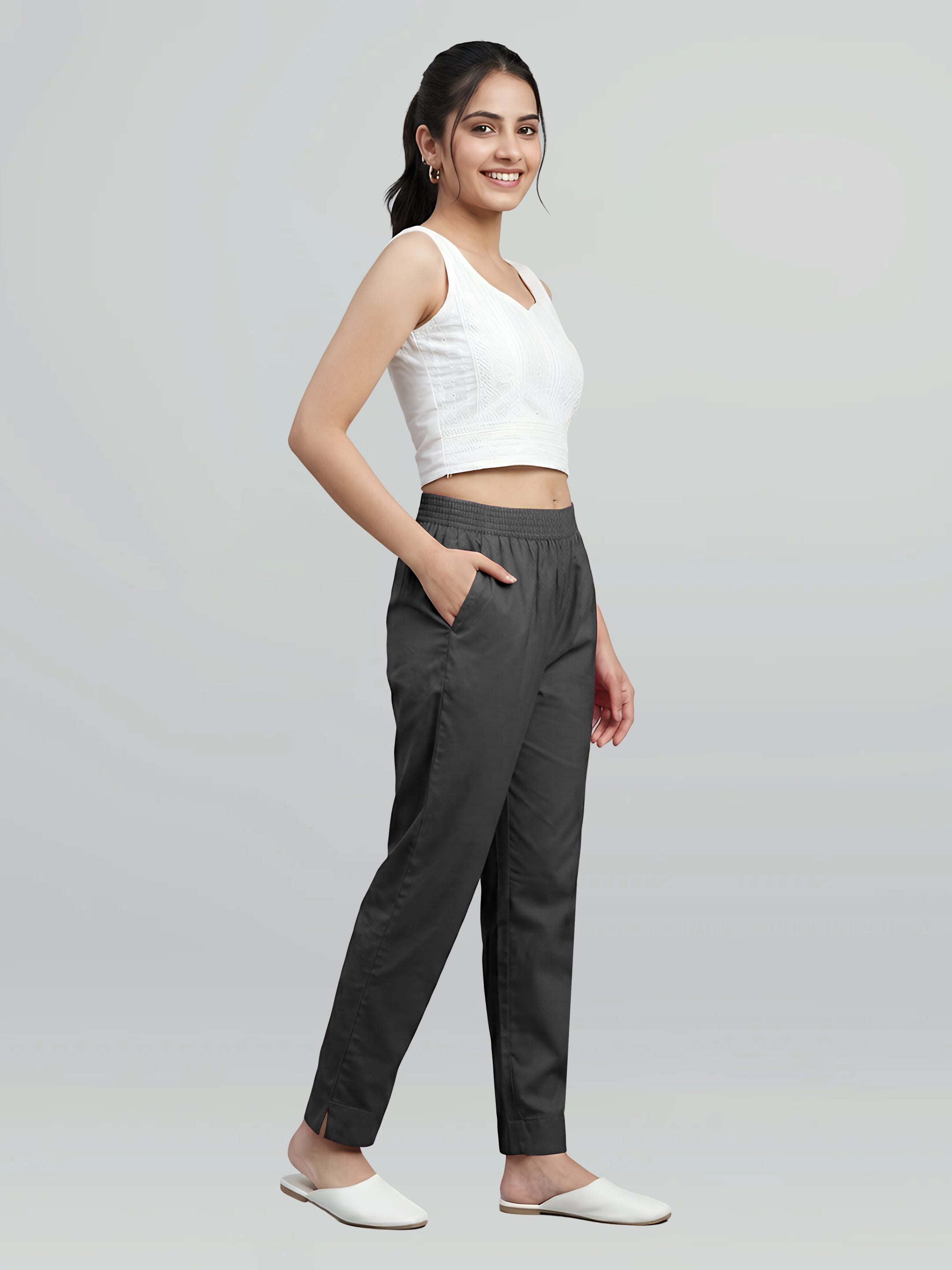 KURTI PANT - BLACK