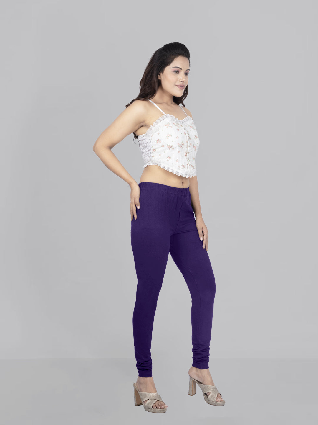 Naatiya Churidar Leggings - Ink Blue