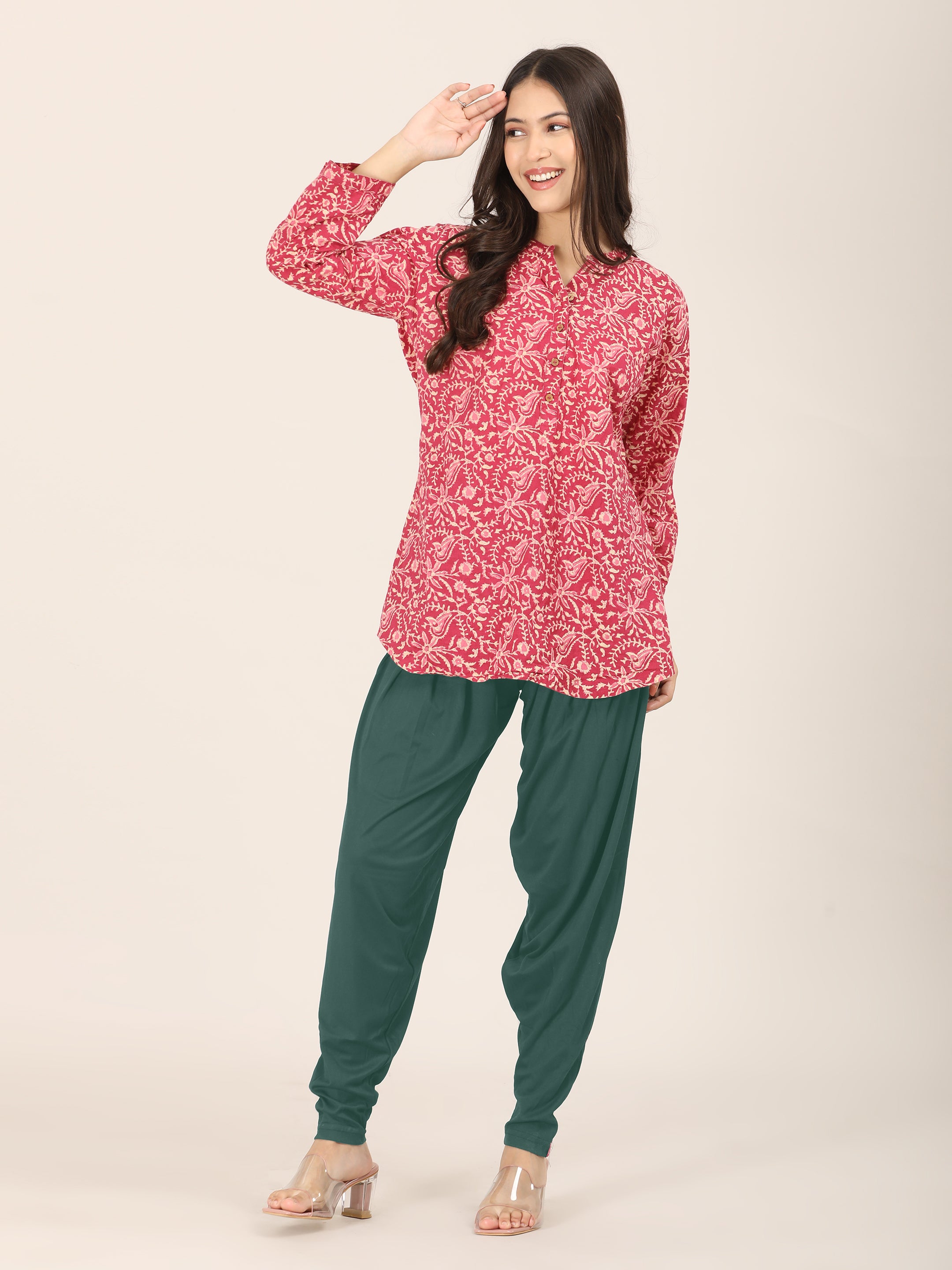 Patiala Bottom - BOTTLE GREEN